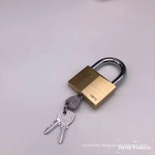 HEHE Top security Waterproof  Short Shackle Rhombus/Diamond Shape Solid brass Copper padlock for outdoor lock